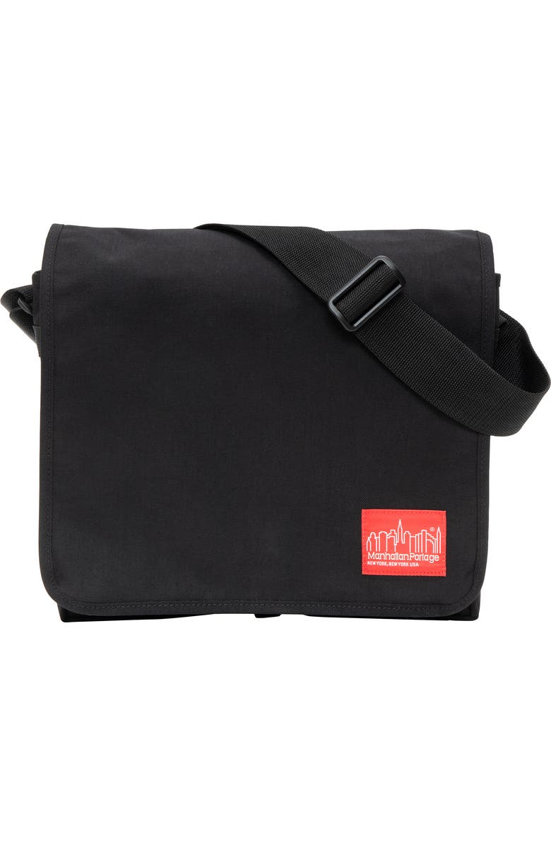 Manhattan Portage DJ Crossbody Bag, Main, color, Black