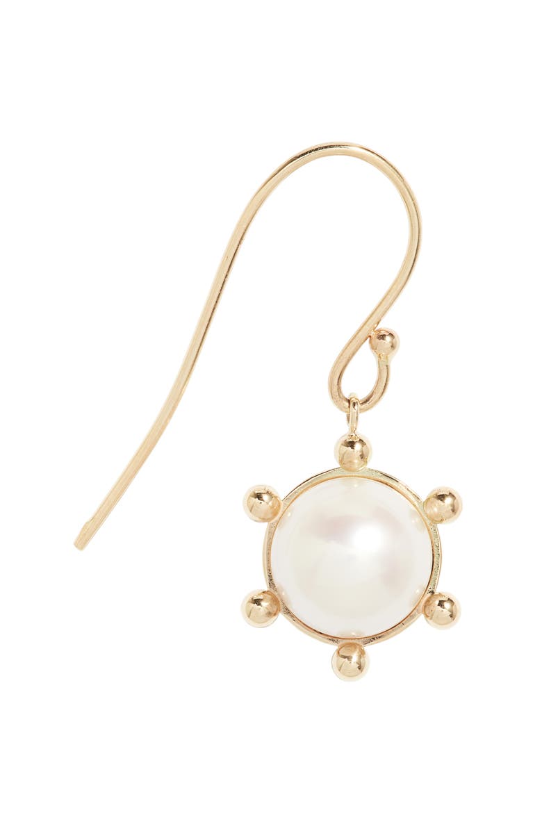 Poppy Finch Bubble Cultured Pearl Drop Earrings, Alternate, color, Gold