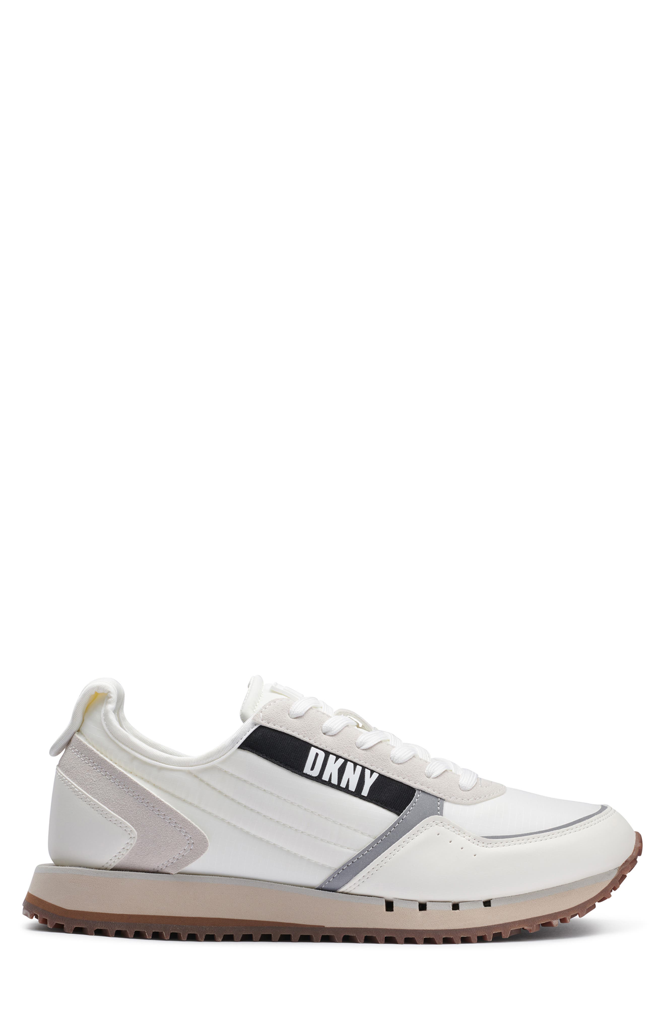 DKNY Mixed Media Runner Sneaker, Alternate, color, 