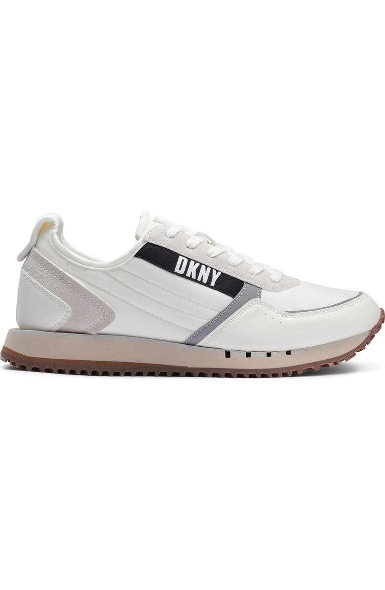 DKNY Mixed Media Runner Sneaker, Alternate, color,