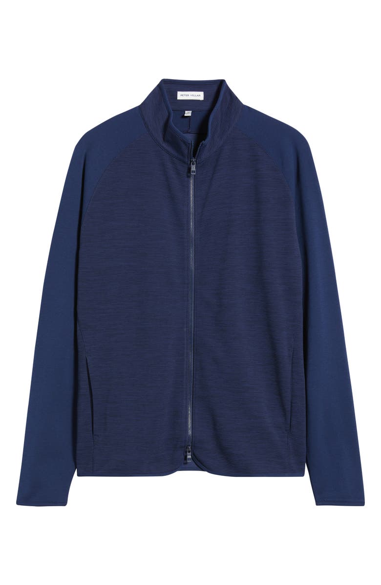 Peter Millar Vista Hybrid Performance Zip Jacket, Alternate, color, Navy
