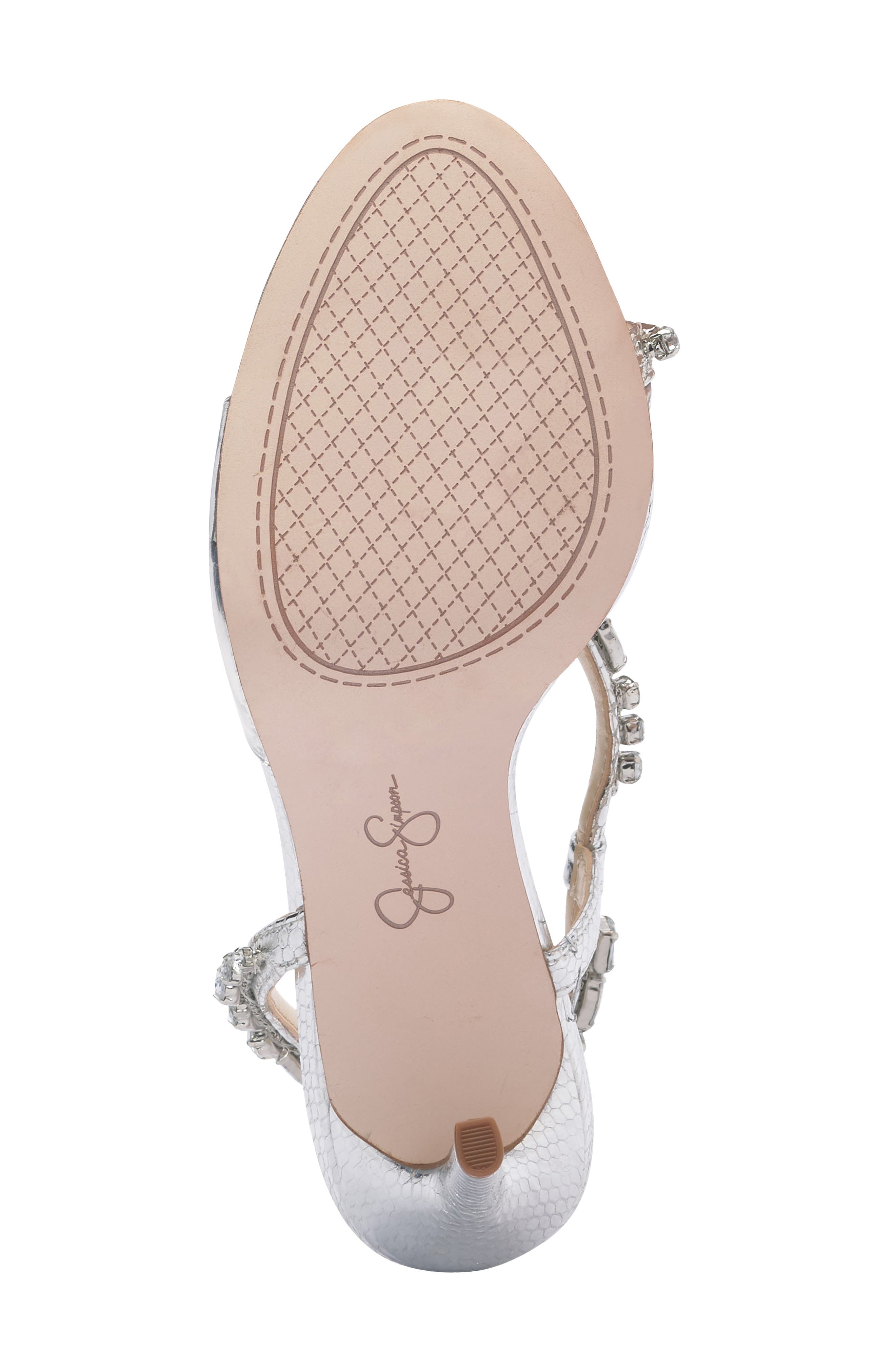 jaycin metallic embossed jewel embellished asymmetrical dress sandals Jessica Simpson Women's Jaycin Barely-There Rhinestone Evening Sandals