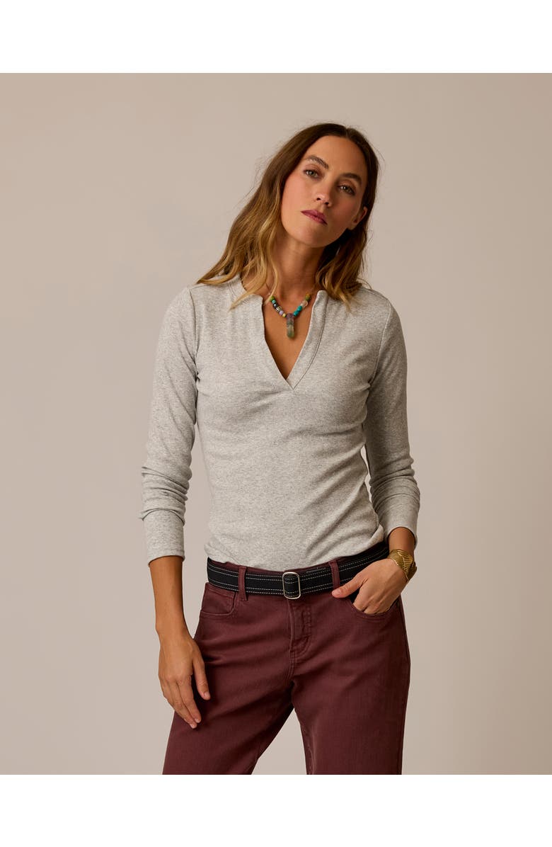 Carve Designs Ever Henley, Main, color, Heather Grey