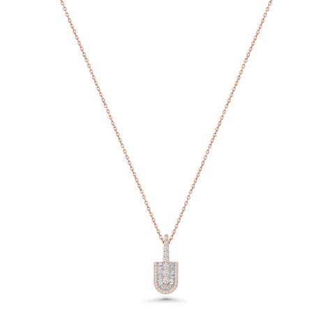 U Solo Baguette Necklace