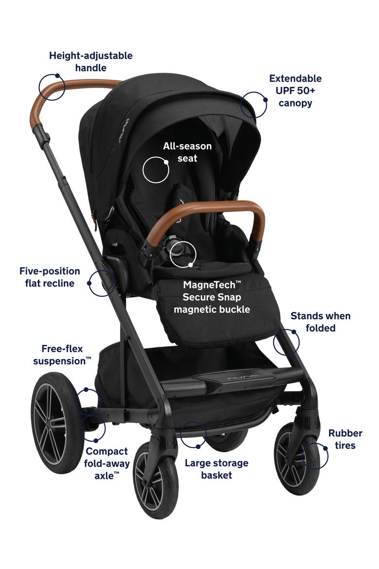 MIXX™ next Stroller, Alternate, color, CAVIAR/COGNAC