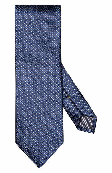 Eton Micropattern Silk Tie