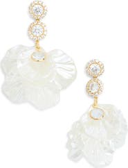 EYE CANDY LOS ANGELES Nadia Flower Petal Drop Earrings