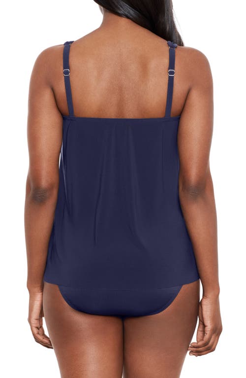 Miraclesuit ® Illusionist Mirage Tankini Top In Midnight Blue