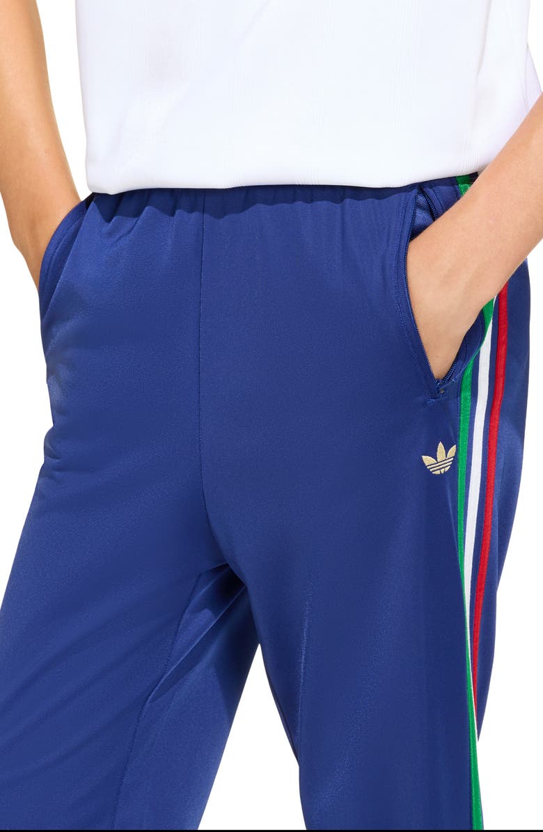 adidas Originals Kids' Firebird Recycled Polyester Track Pants, Alternate, color, Victory Blue/ Light Gold