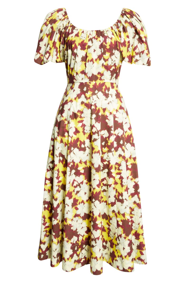 Ulla Johnson Imara Poplin A-Line Dress, Alternate, color, Acacia