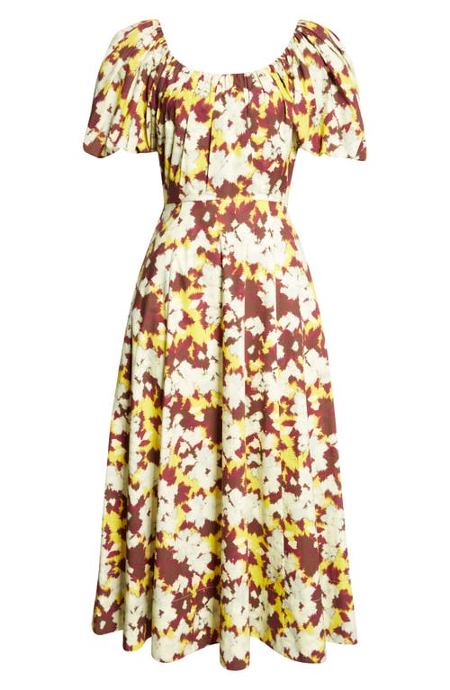 Ulla Johnson Imara Poplin A-line Dress In Acacia