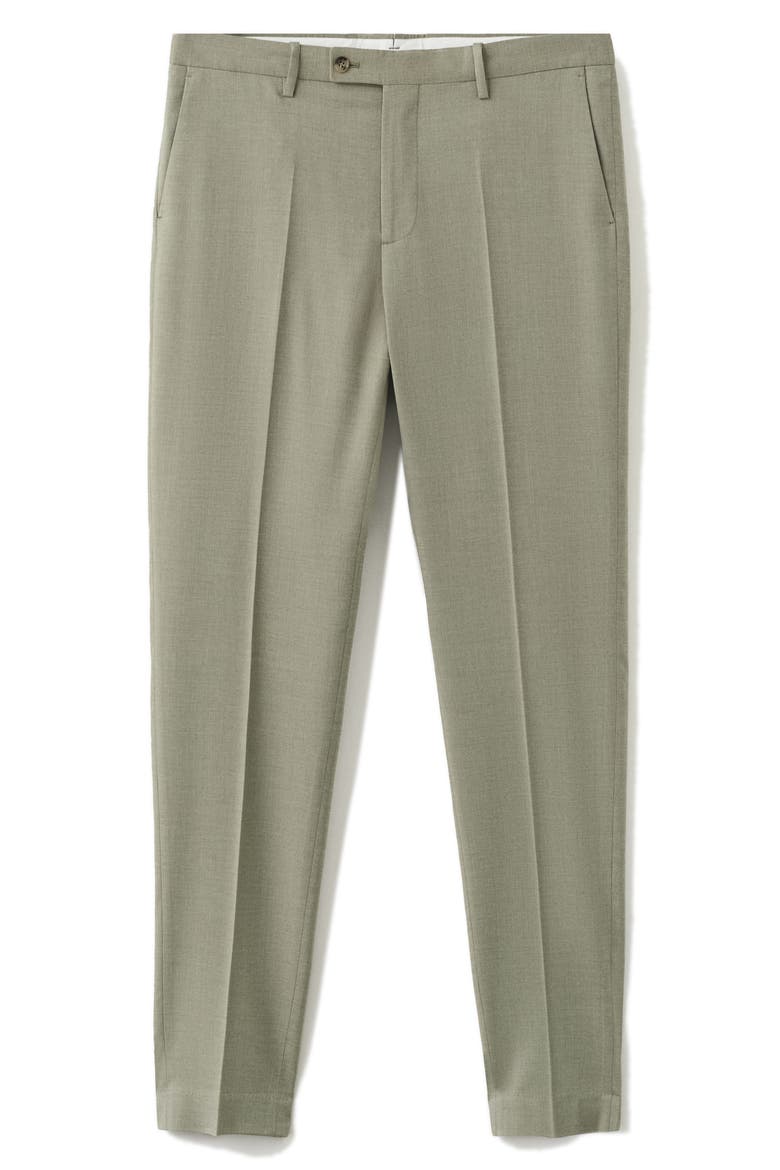 Milan Slim Fit Suit Pants, Alternate, color, LIGHT GREEN