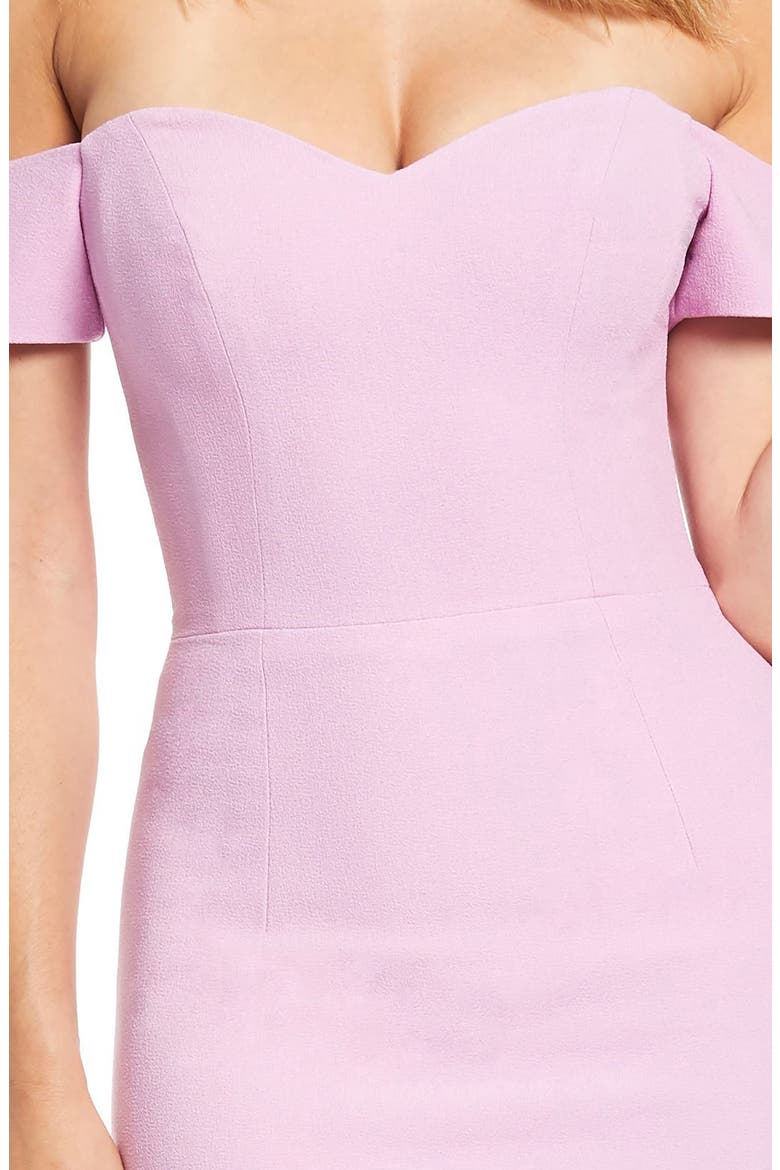 bailey off the shoulder bodycon dress Dress the Population Bailey Dress - Red