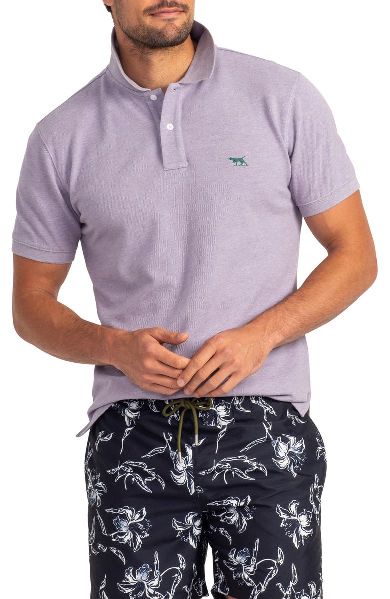 Rodd & Gunn Gunn Piqué Sports Fit Cotton Polo, Main, color, Lilac