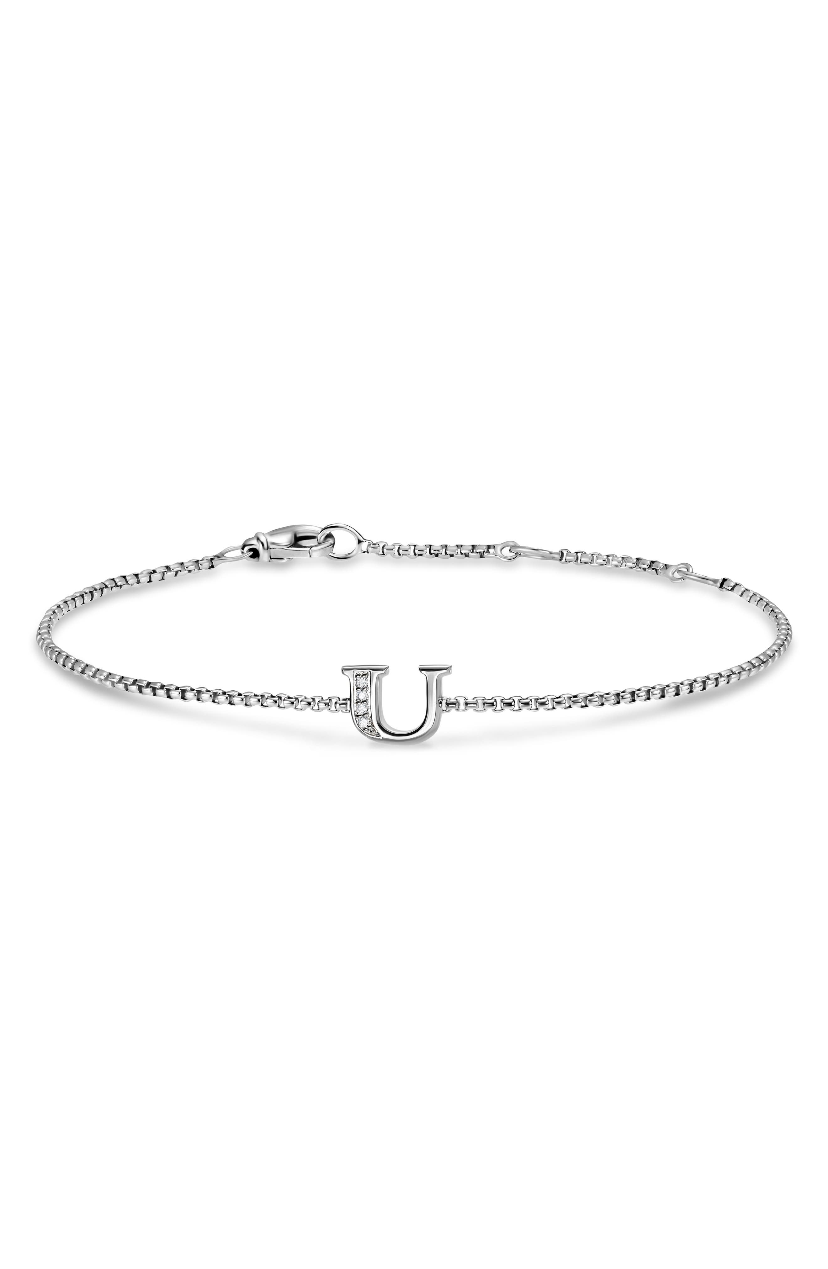 SILVER PAVE U