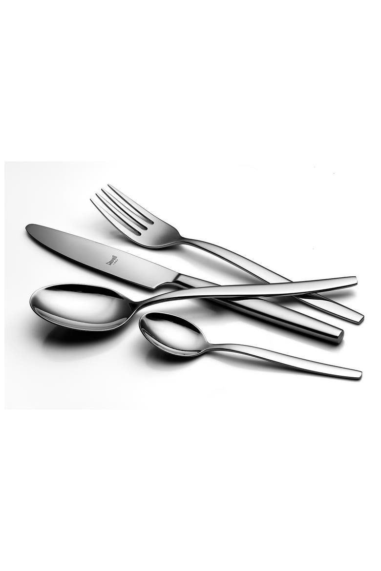24-Piece Flatware Set, Alternate, color, STAINLESS STEEL