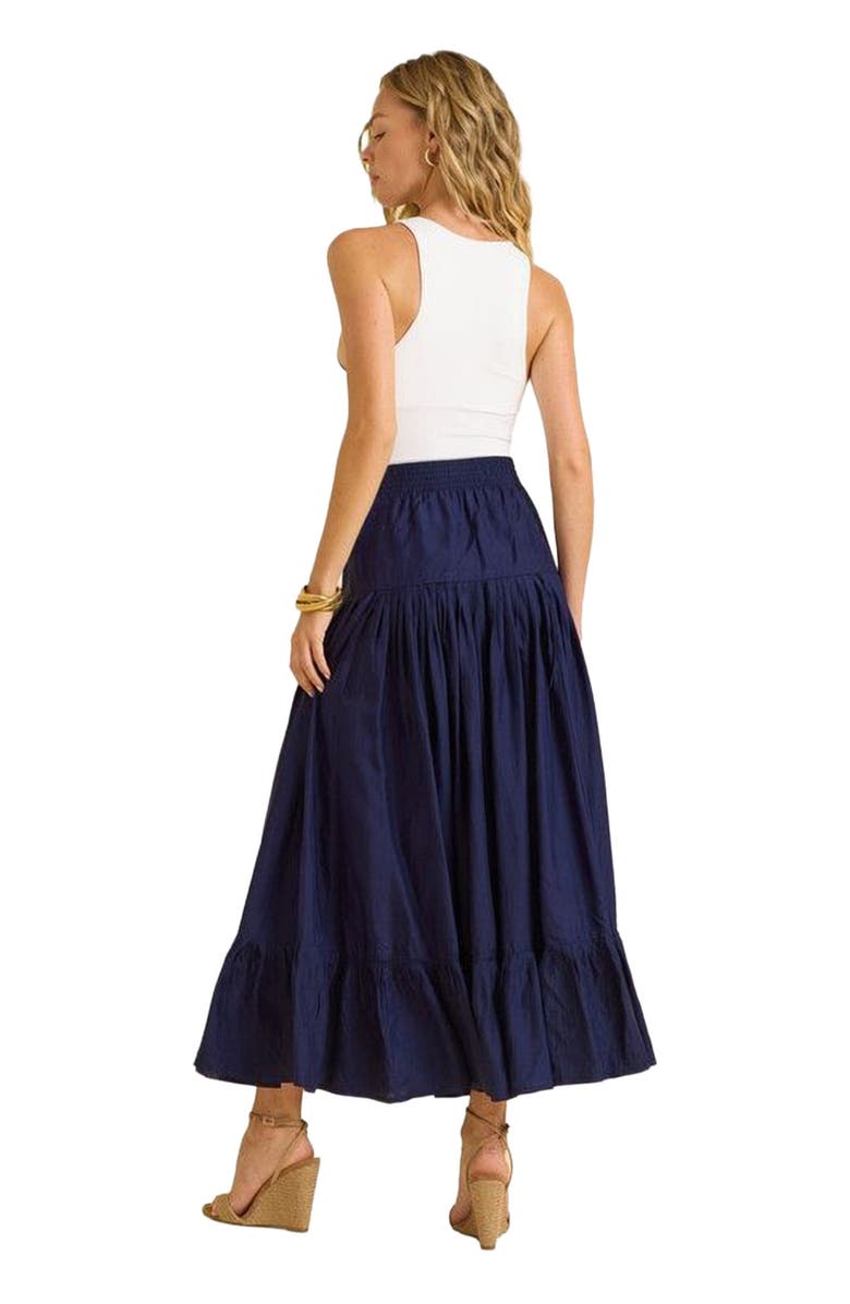 Calypso St. Barth Lourdes Skirt, Alternate, color, Navy