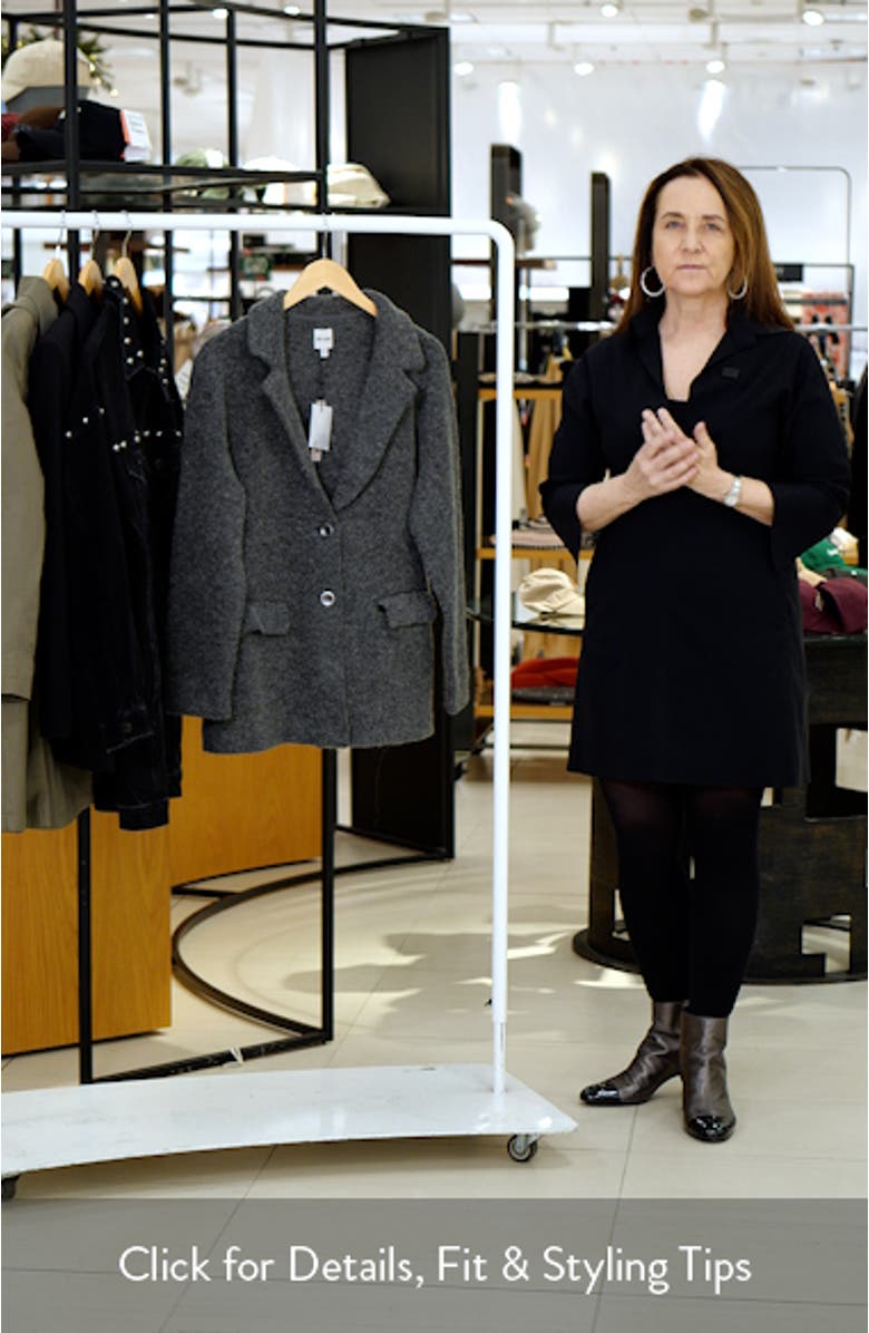 Brushed Double Knit Blazer, sales video thumbnail