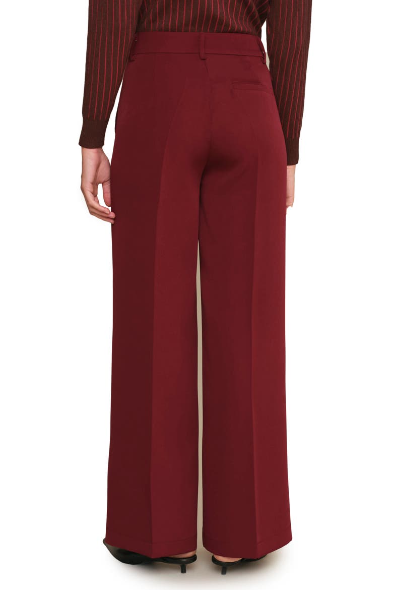 Alex Straight Leg Pants, Alternate, color, BURGUNDY