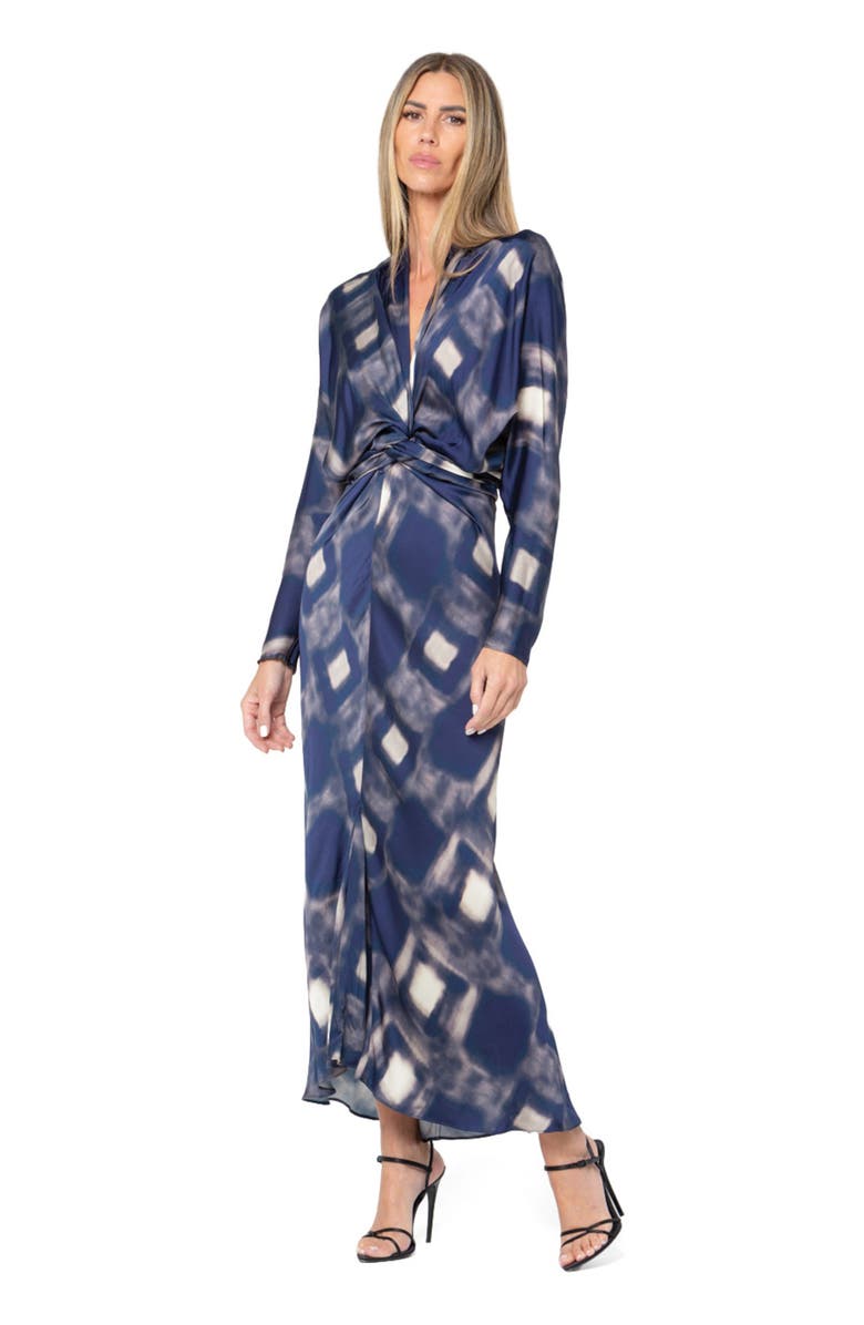 JBQ Celine Dress, Main, color, Indigo Brick