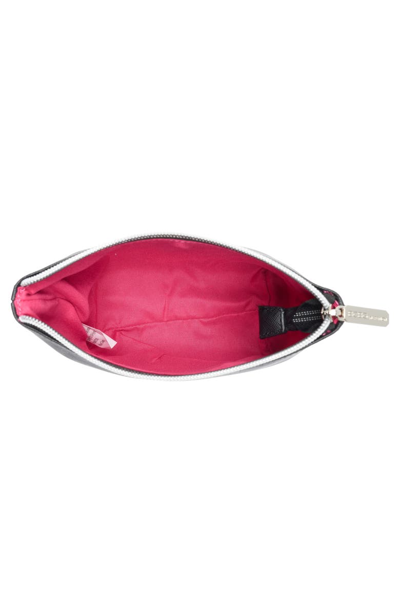 BCBG Too Glam Cosmetic Case, Alternate, color, Black