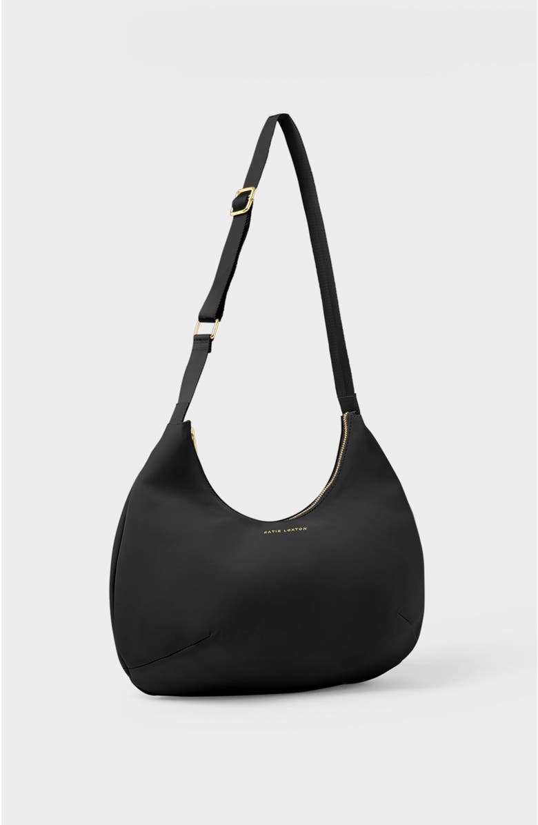Katie Loxton Nylon-Luxe Sling Shoulder Bag, Main, color, Black