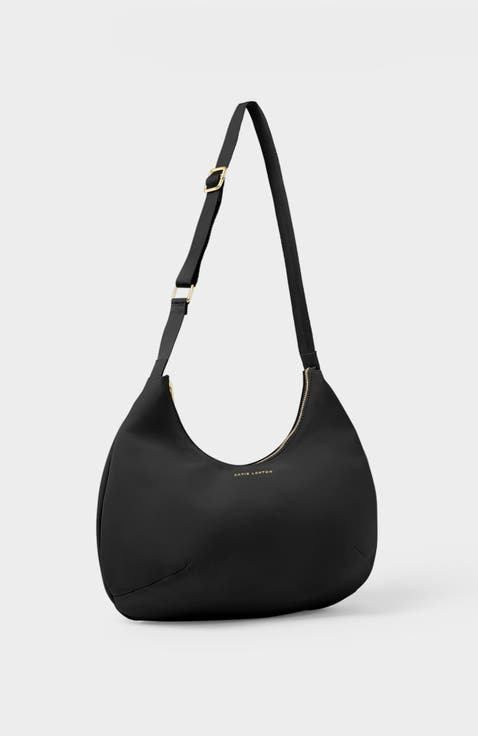 Nylon-Luxe Sling Shoulder Bag