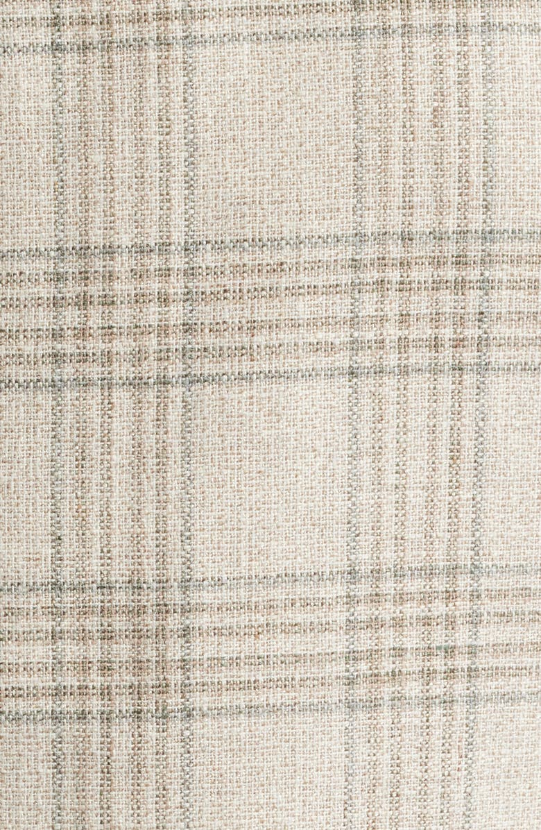 Nordstrom Henrik Trim Fit Italian Cotton & Linen Blend Jacket, Alternate, color, Beige Marco Grid