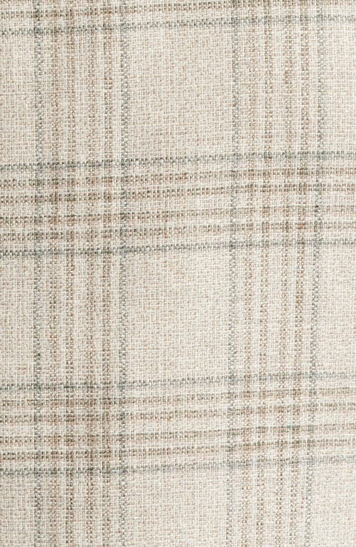Nordstrom Plaid Cotton & Linen Blend Sport Coat