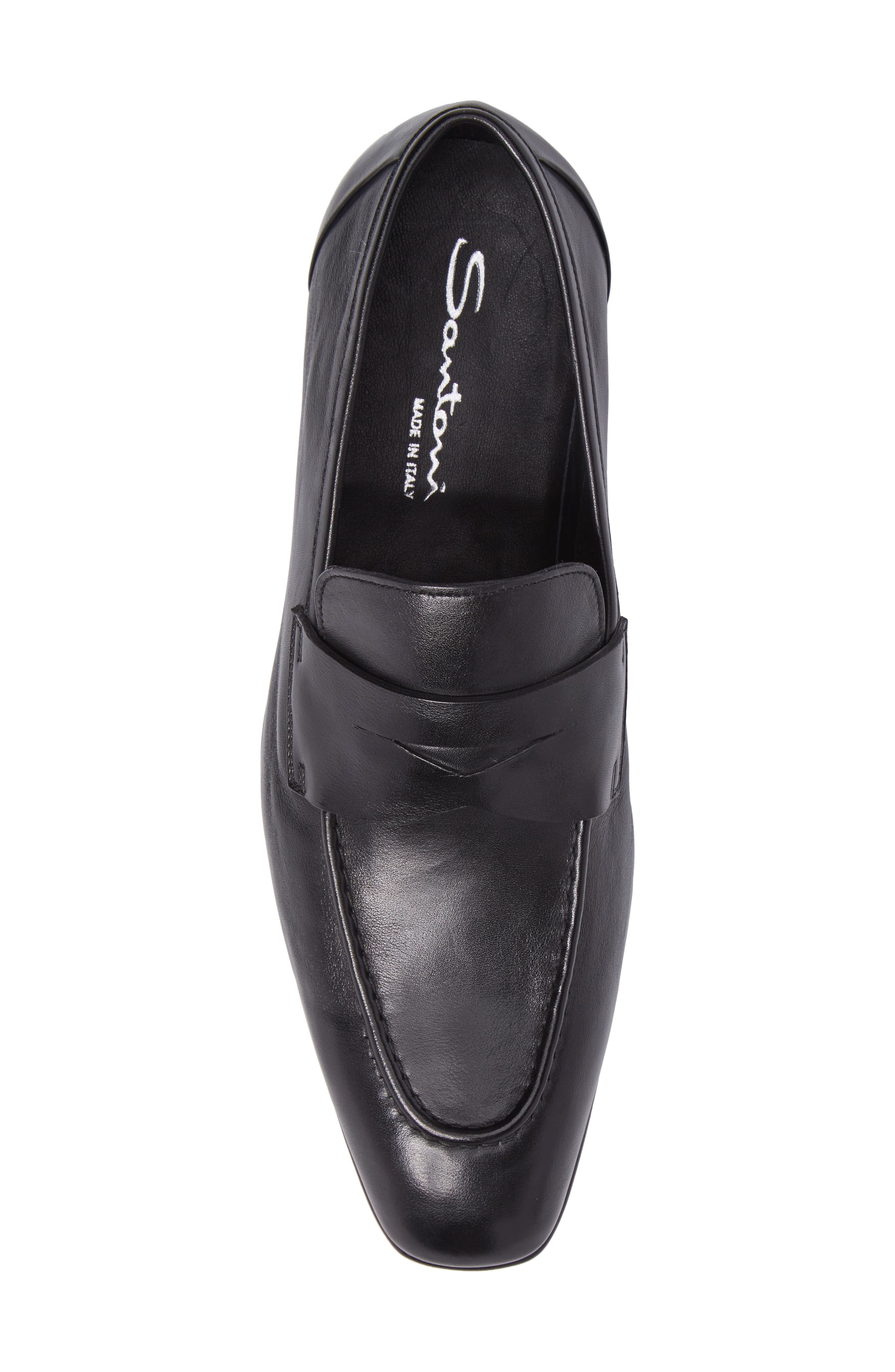 Santoni Gannon Penny Loafer, Alternate, color, 