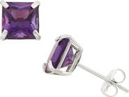 FUZION CREATIONS Princess Cut Stud Earrings