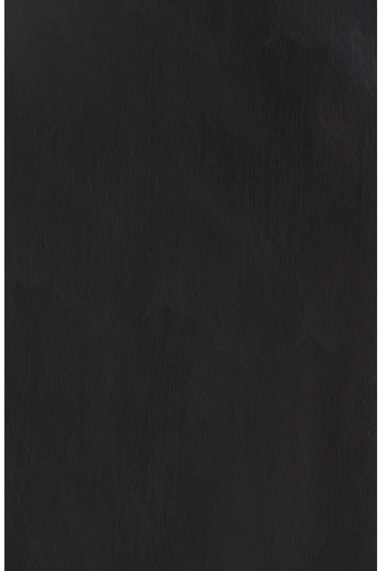 Faux Leather Pencil Skirt, Alternate, color, ANNE BLACK