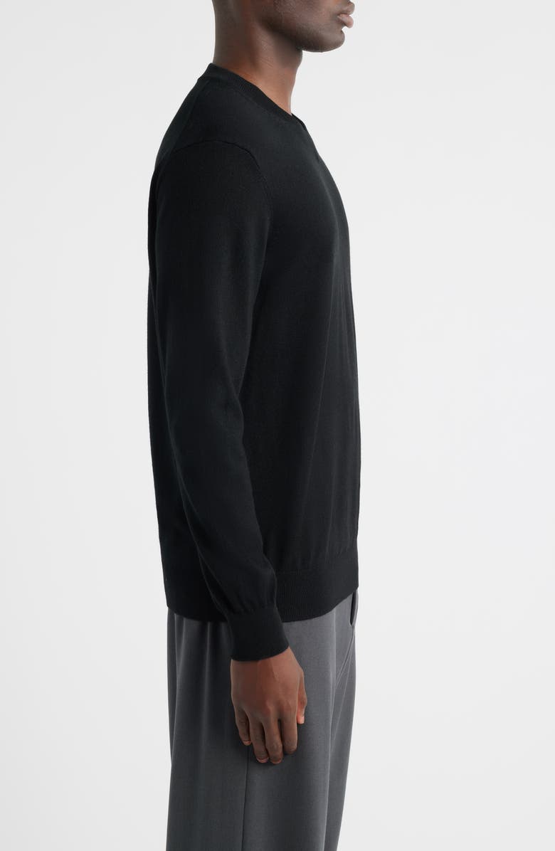 NN07 Serge 6584 Wool Blend V-Neck Sweater, Alternate, color, Black