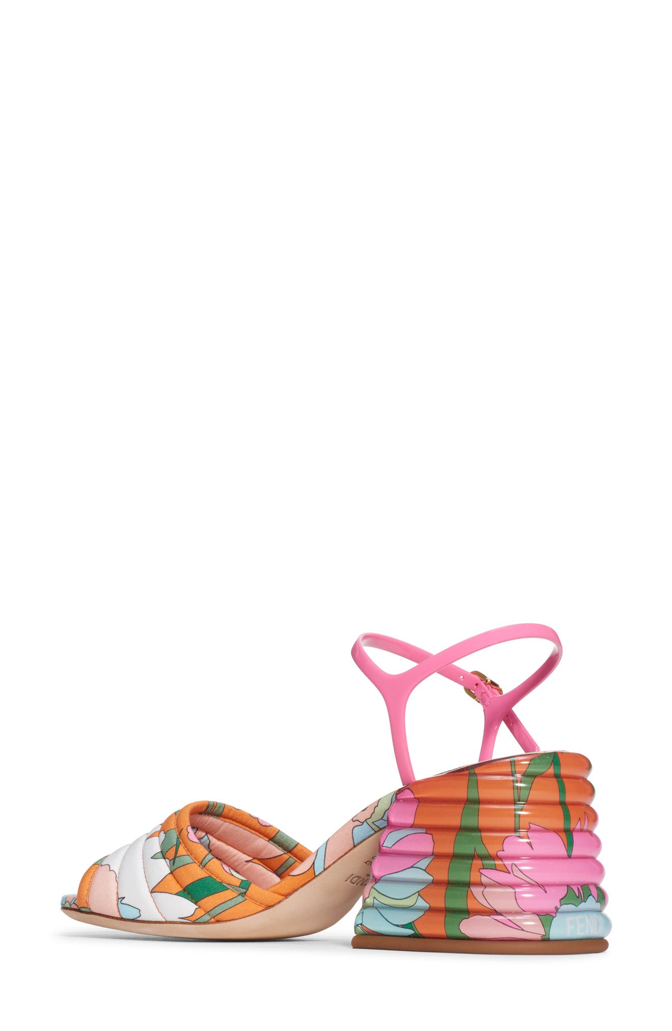 Promenade Block Heel Sandal, Alternate, color, FLORAL