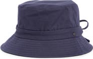 Vince Adjustable Tie Cotton Canvas Bucket Hat