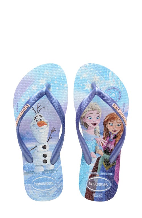 Havaianas Disney Princess Flip Flop In Purple