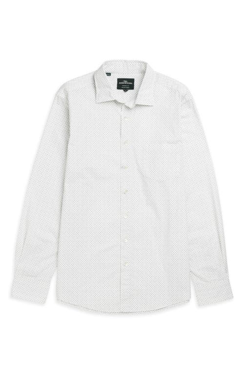 Rodd & Gunn Lambton Button Front Shirt In Snow