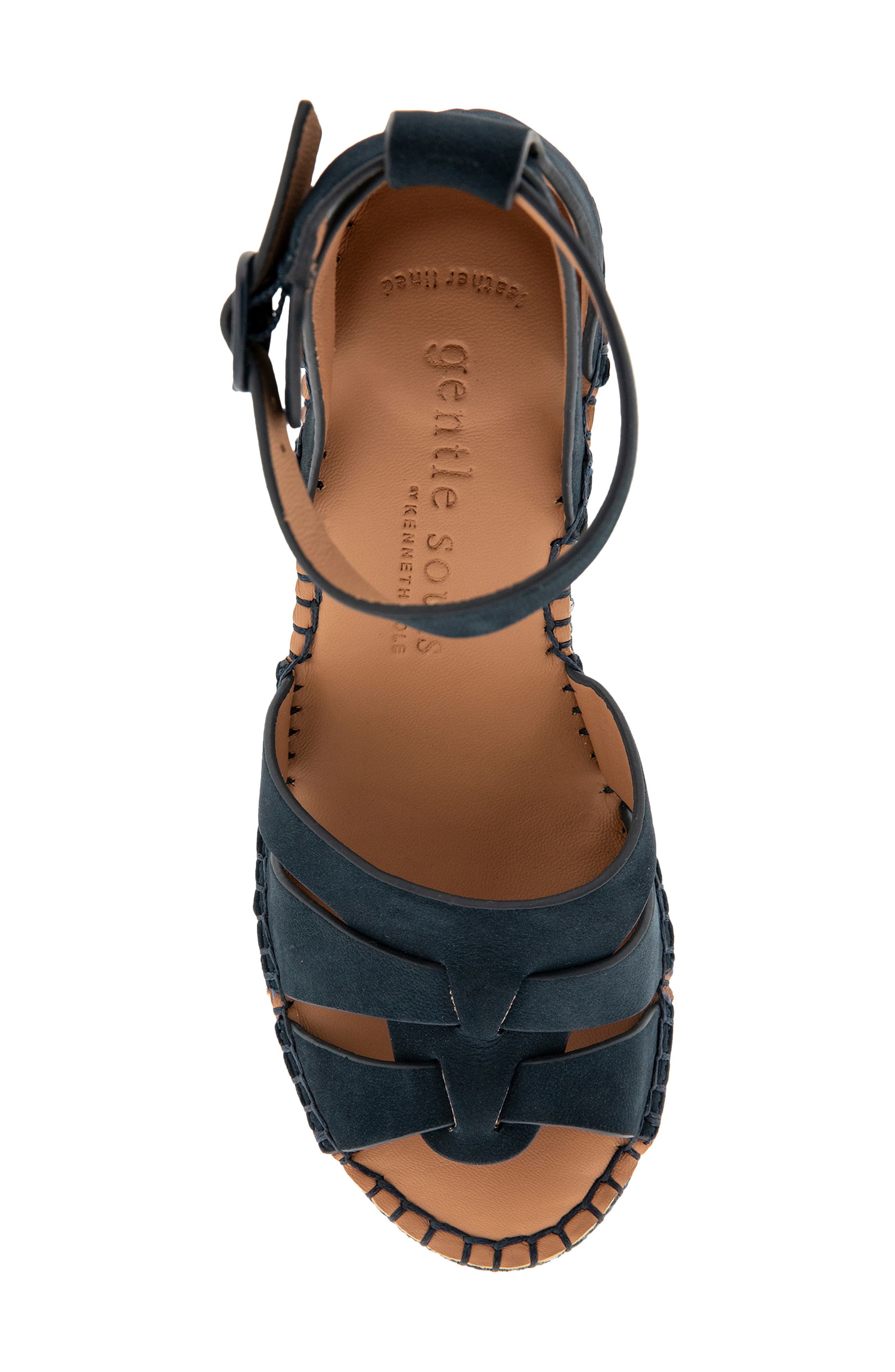 Espadrille Wedge Sandal, Alternate, color, NAVY NUBUCK