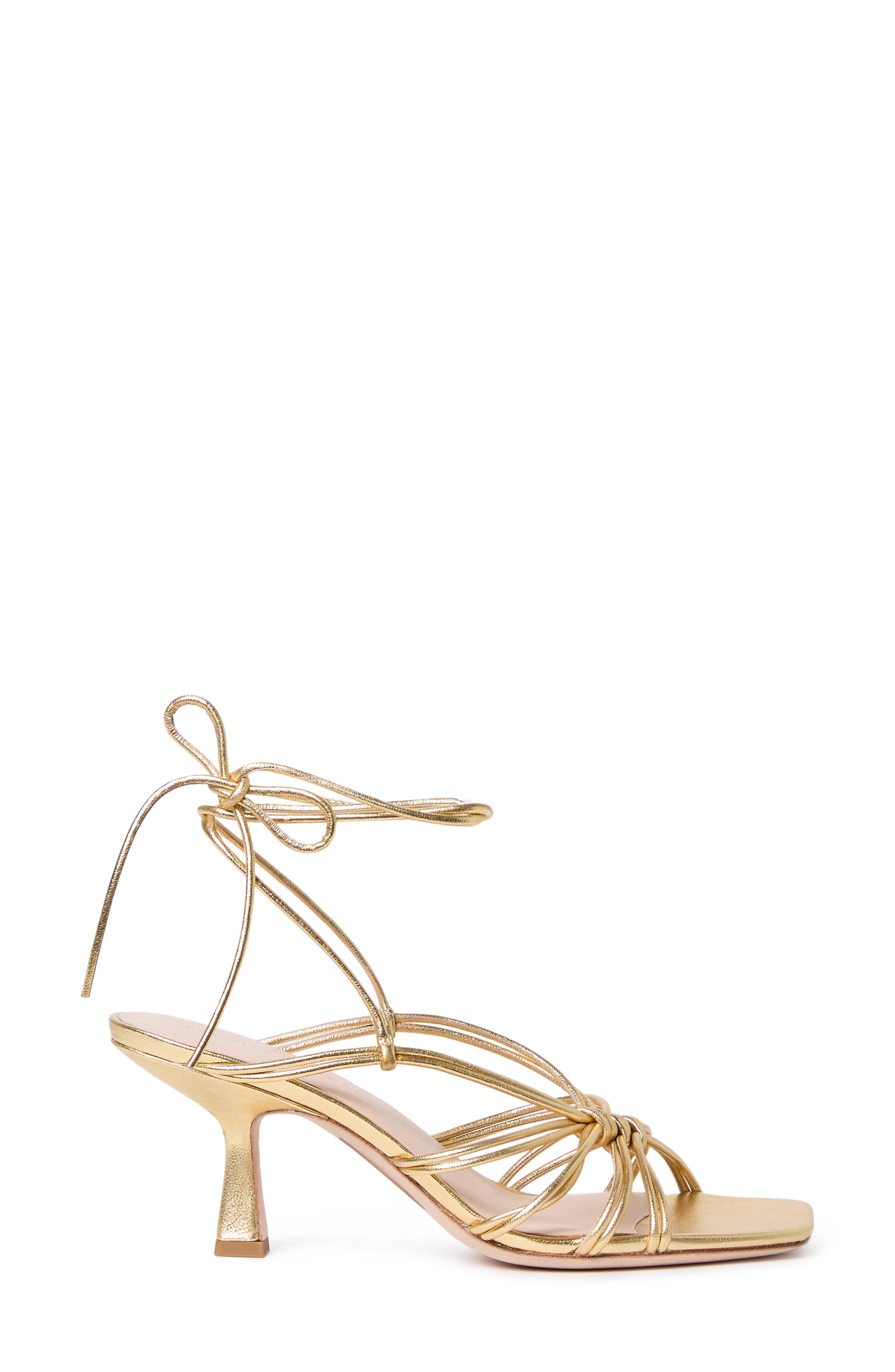 Loeffler Randall <p>Vivienne Lace Up Sandal (Women) </p>, Alternate, color, Gold