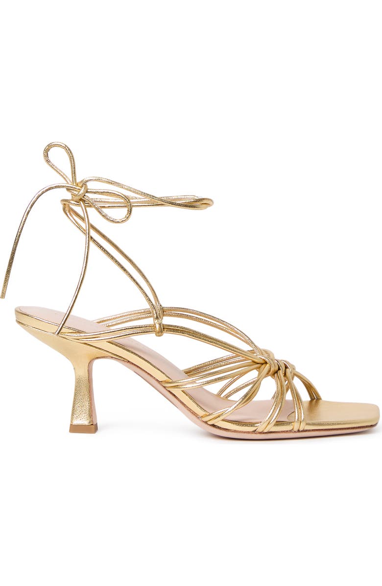Loeffler Randall <p>Vivienne Lace Up Sandal (Women) </p>, Alternate, color, Gold