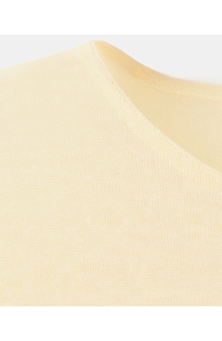 MANGO Linen Blend Pajama Top, Alternate, color, 