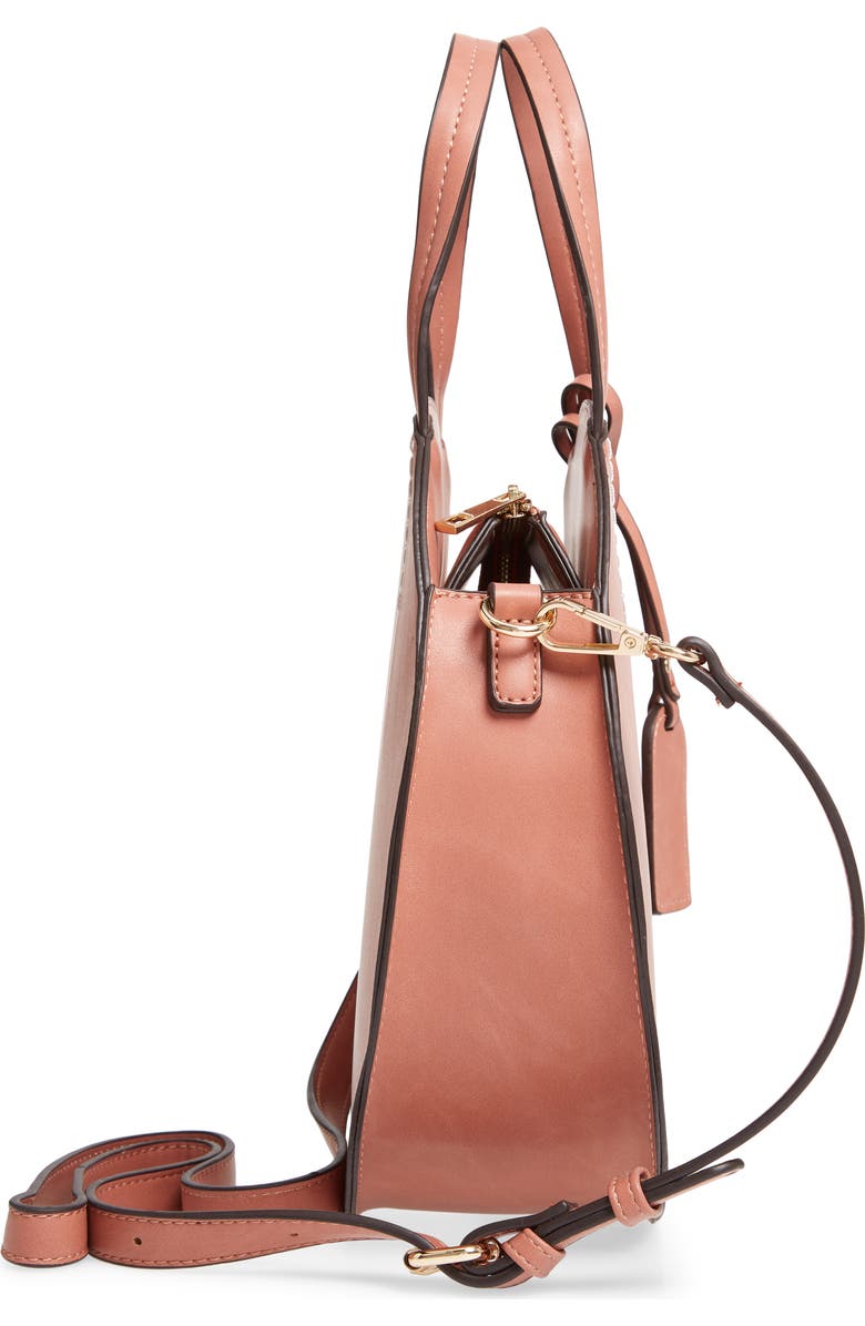 Sole Society Palermo Canteen Faux Leather Circle Crossbody Bag, Alternate, color,