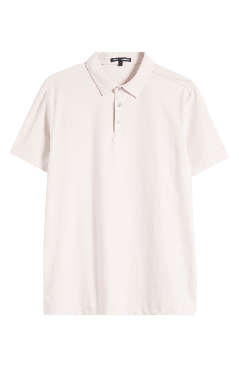 Robert Barakett Hickman Short Sleeve Polo Shirt, Alternate, color, Pink Fog