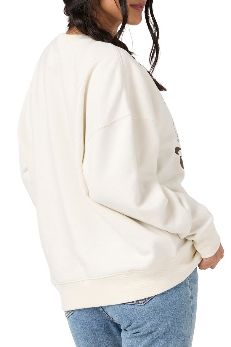 Ariah Hawaii Graphic Oversized Sweatshirt, Alternate, color, TOFU
