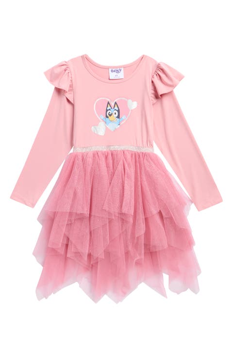 Kids' Bluey Ballerina Tutu Dress (Toddler & Little Kid)
