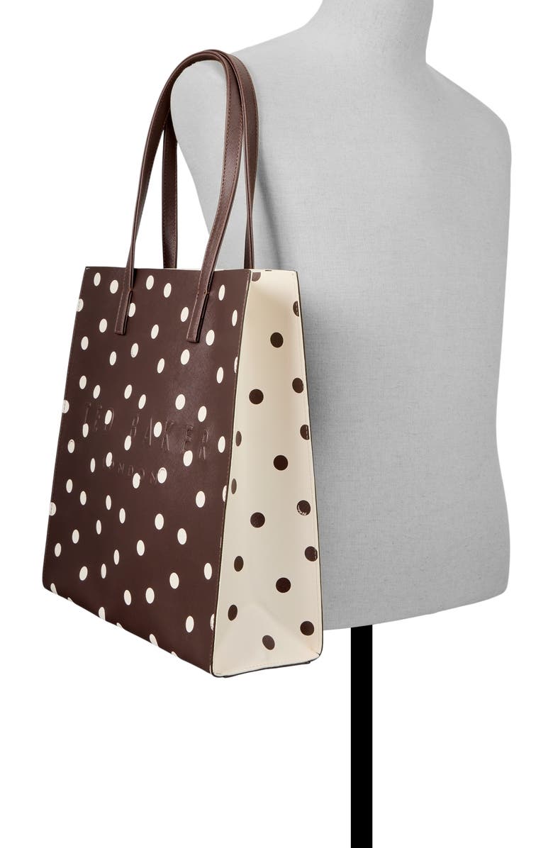 Ted Baker Soocon Tote, Alternate, color, Brown