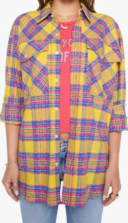 MOTHER The Lazy Sunday Plaid Shirt