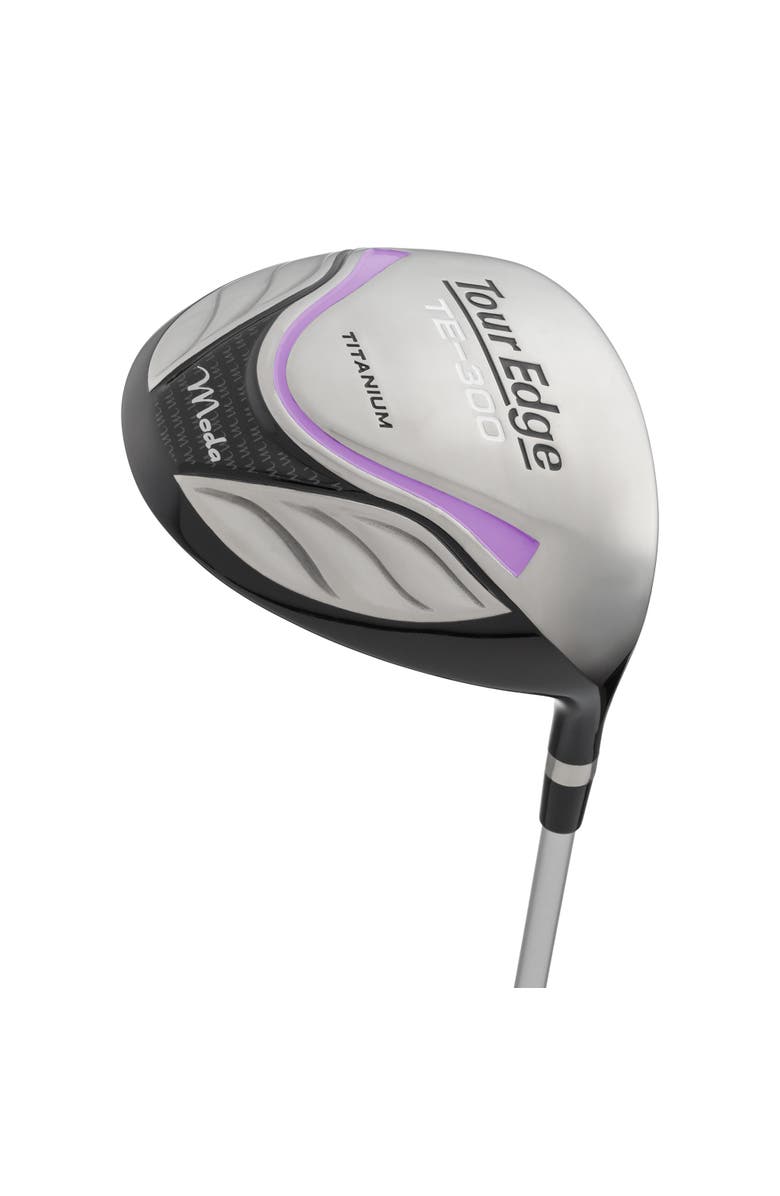Tour Edge TE-300 Moda Women Right Hand Complete Golf Set - Silver/Lilac / Long, Alternate, color, Silver