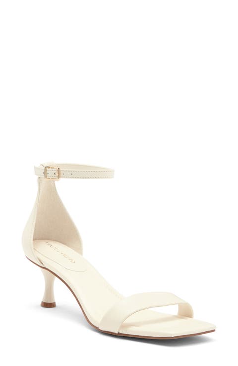 Vinkely Square Toe Kitten Heel Sandal (Women)