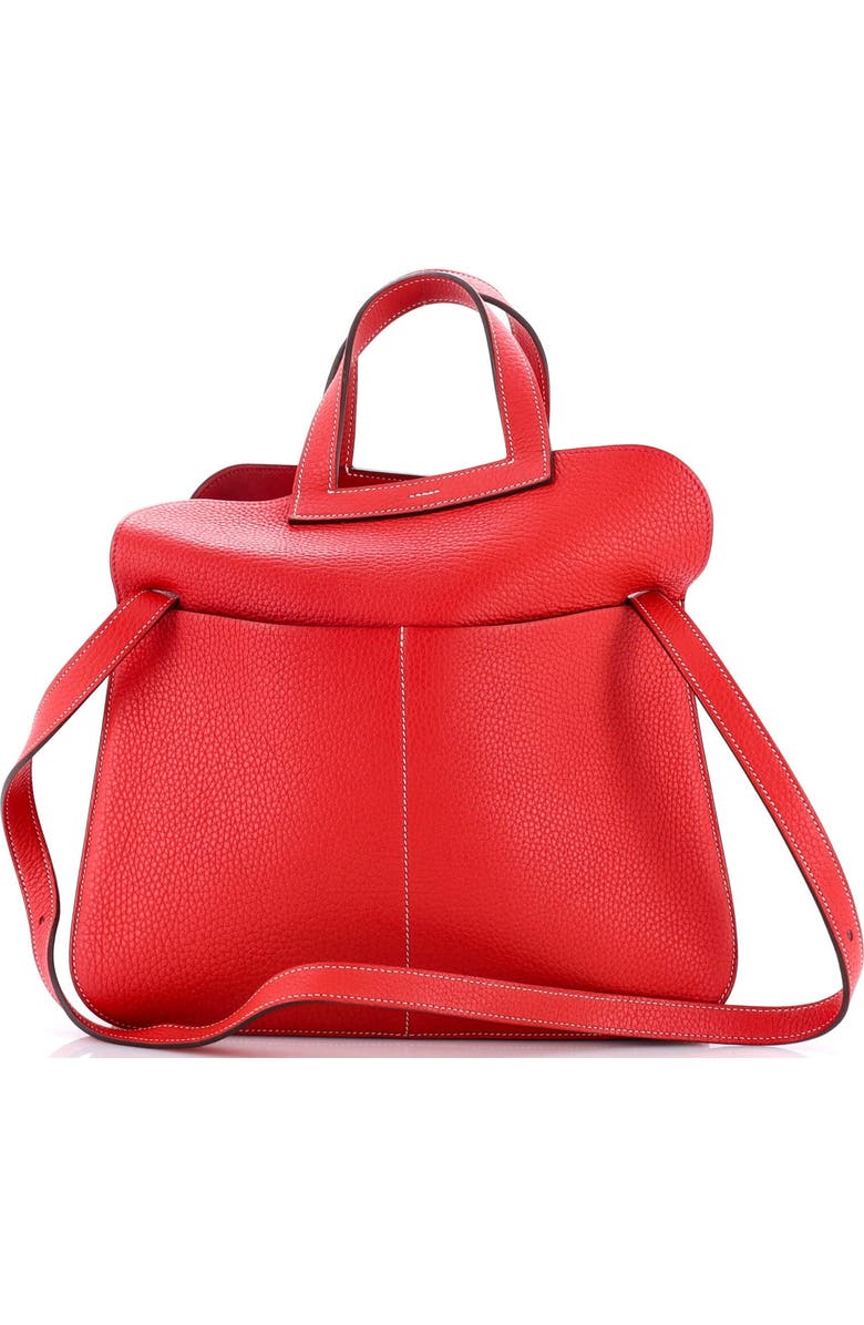 Pre-Owned Hermes Halzan Bag Clemence 31, Alternate, color, Rouge Casaque